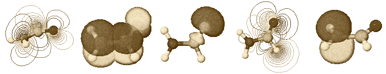 orbital 2D contour of formamide